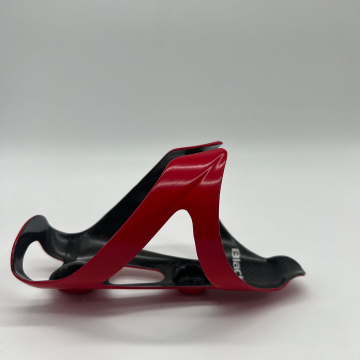 Red Blackburn Camber Carbon Fiber Water Bottle Cages for Road /Triathlon Bikes