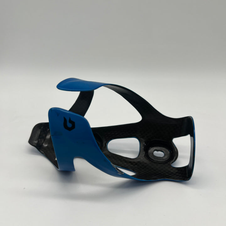 Blue Blackburn Camber Carbon Fiber Water Bottle Cages for Road /Triathlon Bikes