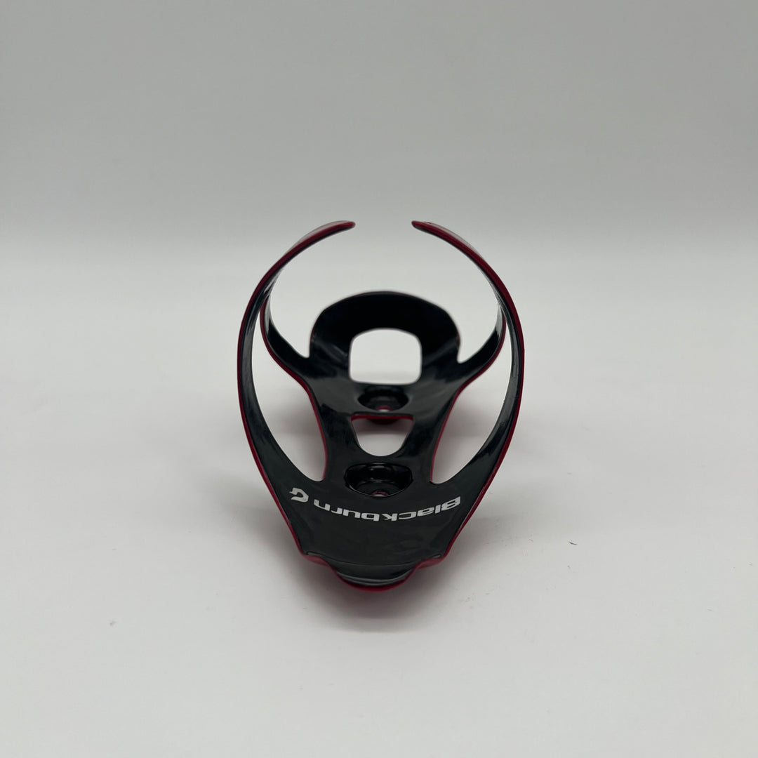 Red Blackburn Camber Carbon Fiber Water Bottle Cages for Road /Triathlon Bikes