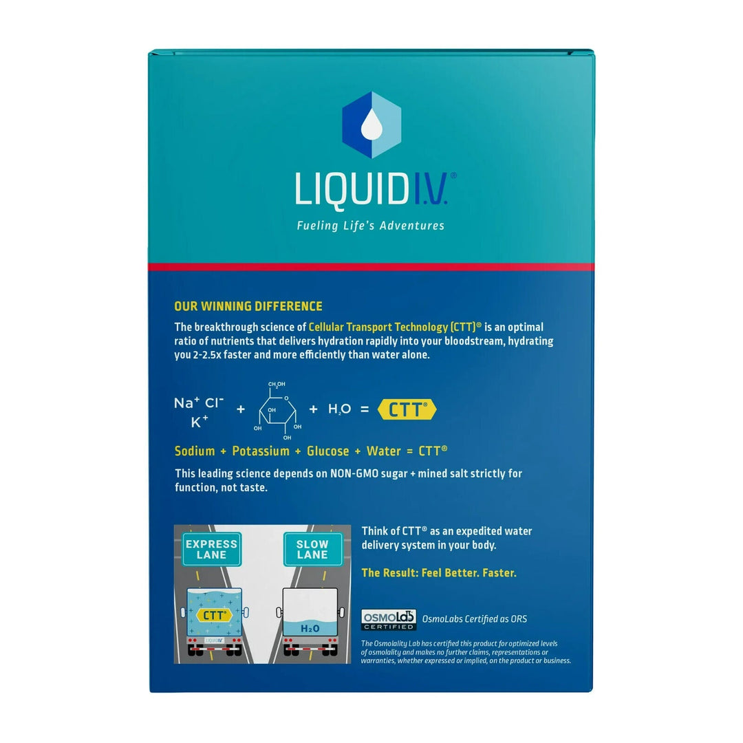 Liquid I.V. Hydration Multiplier 15ct Box Passion Fruit