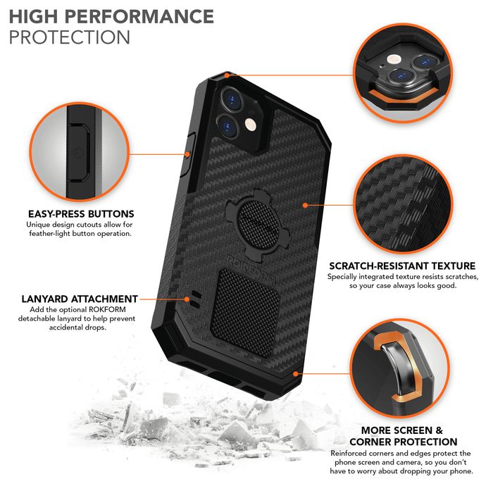 Rokform Rugged iPhone Case 12 Mini Black