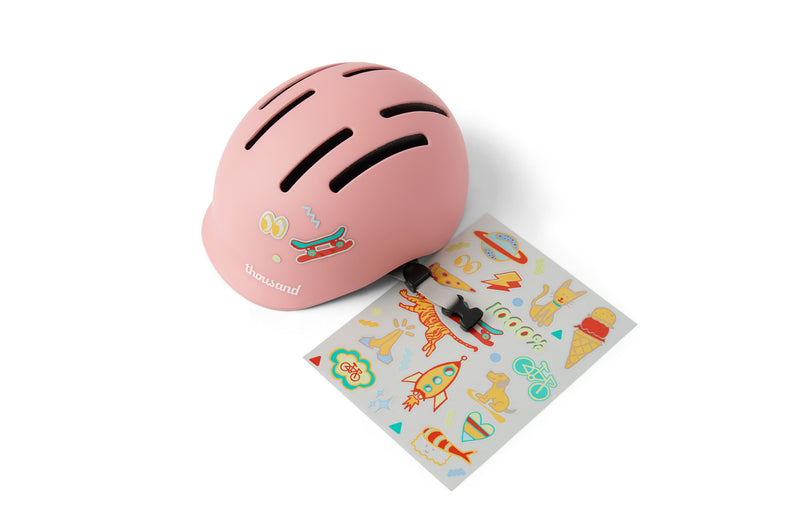 Thousand JR Toddler Helmet, Plush Pink