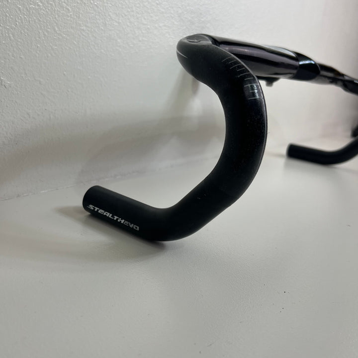 Used Pro Vibe Stealth EVO Carbon Fiber Barstem Handlebar, 112mm, 44cm, 372g