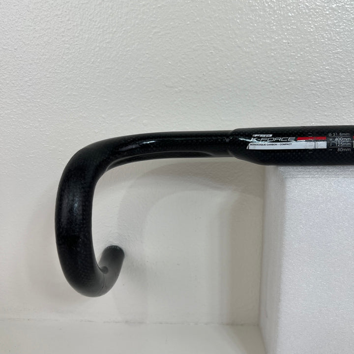 Used FSA K-Force Carbon Fiber Road Handle Bar, 31.8mm, 40cm, 204g