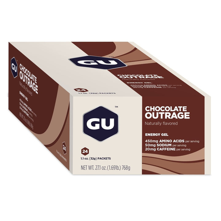 GU Energy Gels 24ct Box Chocolate Outrage