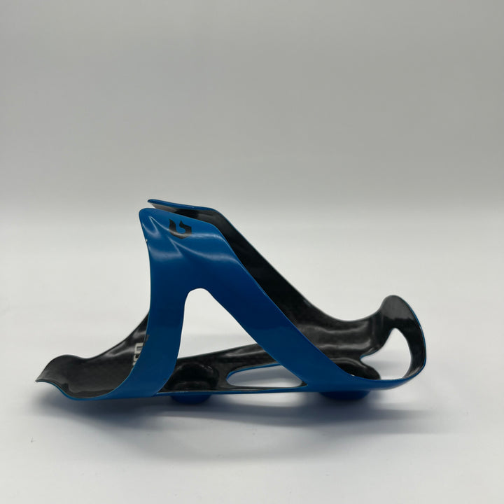 Blue Blackburn Camber Carbon Fiber Water Bottle Cages for Road /Triathlon Bikes