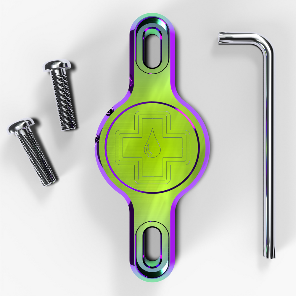 Muc-Off Secure Tag Holder 2.0 - Iridescent