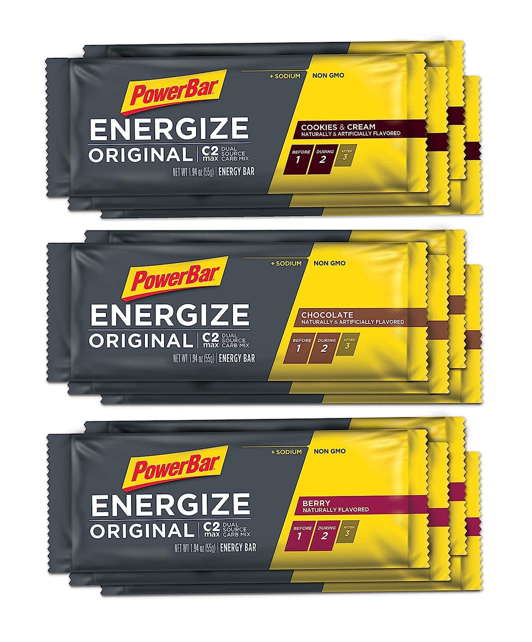 PowerBar Energize Original Bar 12ct Variety Pack