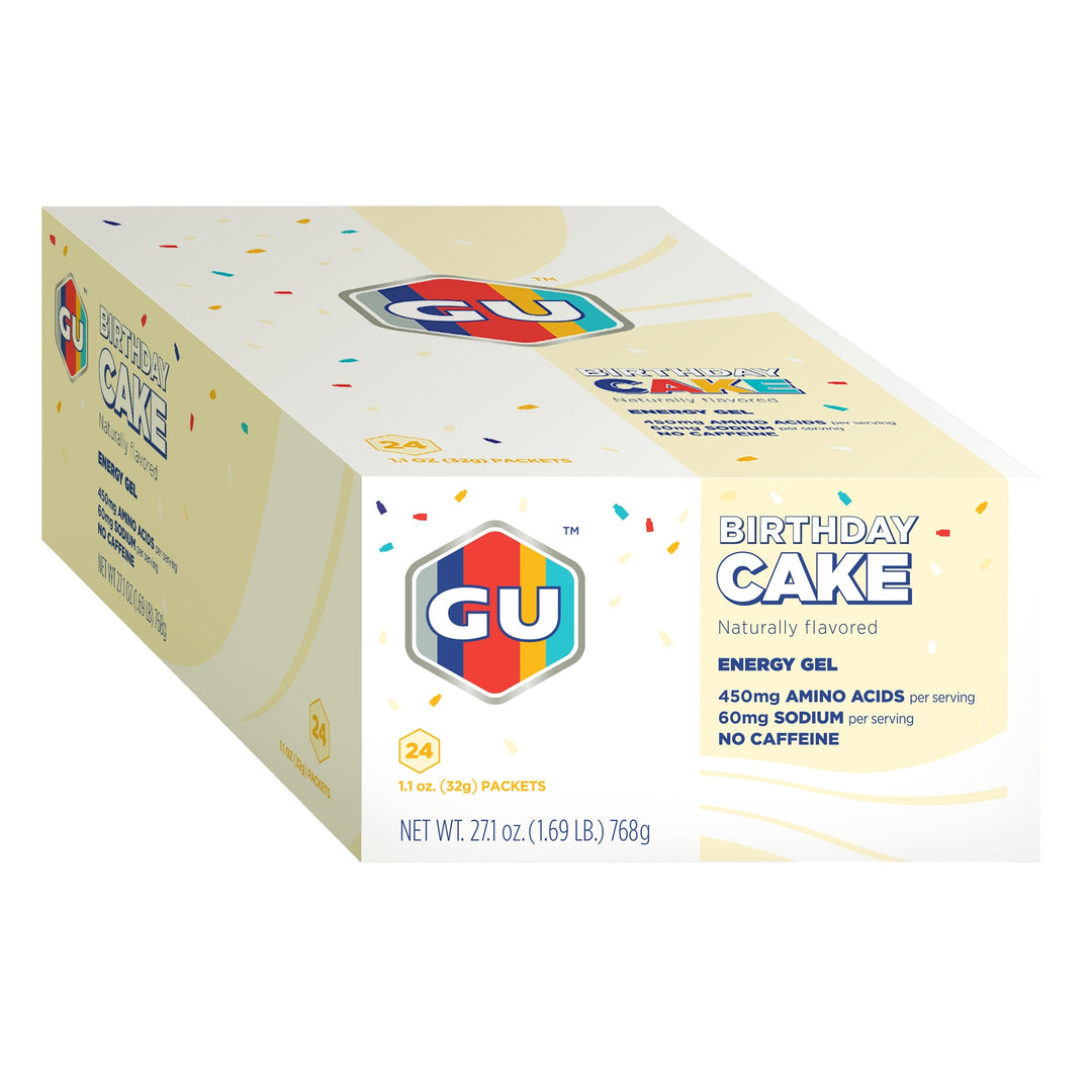 GU Energy Gels 24ct Box Birthday Cake