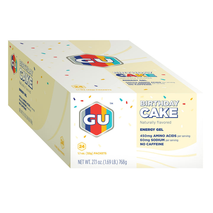 GU Energy Gels 24ct Box Birthday Cake