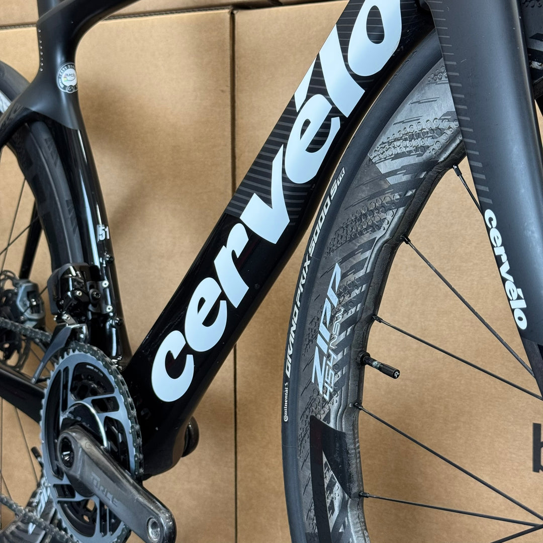 Used Cervelo S5, Zipp 404 NSW, Sram AXS Power Meter, Carbon Road Bike-2019, 51cm