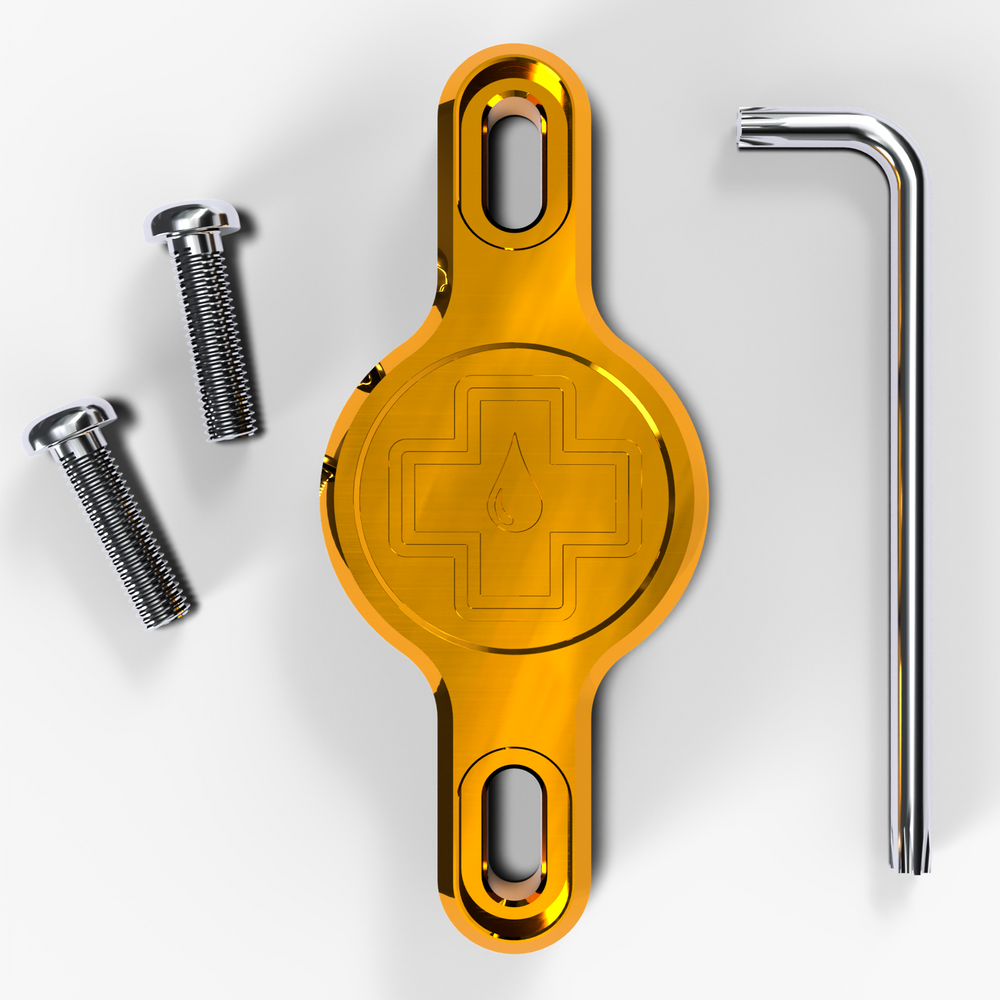 Muc-Off Secure Tag Holder 2.0 - Gold