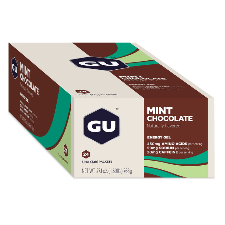 GU Energy Gels 24ct Box Mint Chocolate