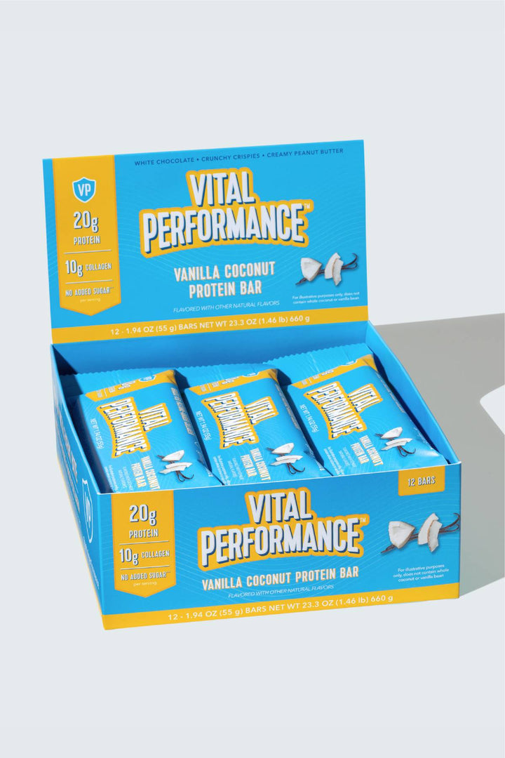 Vital Performance Protein Bar Vanilla Coconut 1.94oz 12ct