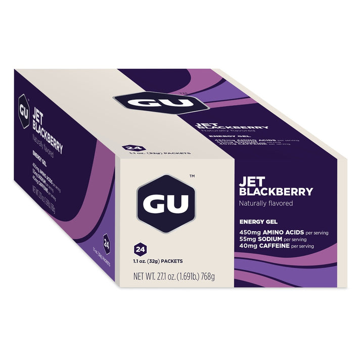 GU Energy Gels 24ct Box Jet Blackberry