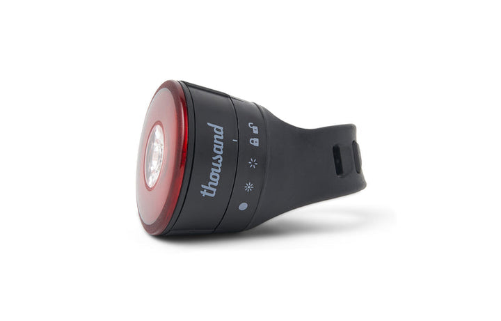 Thousand Traveler 2.0 Magnetic Bike Light Stealth Black Rear