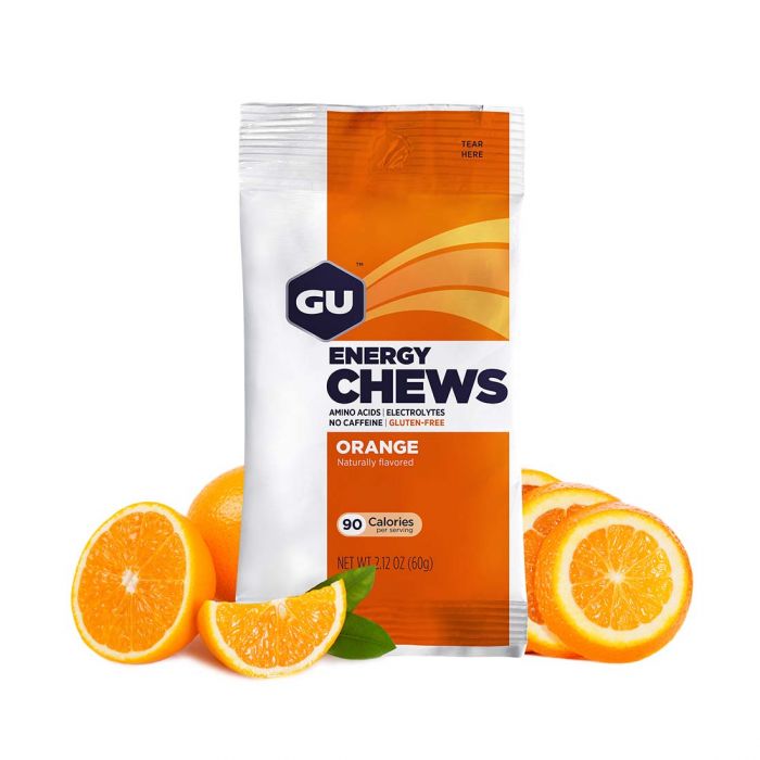 GU Energy Chews 12pk Box Orange