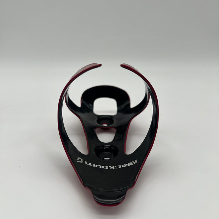 Red Blackburn Camber Carbon Fiber Water Bottle Cages for Road /Triathlon Bikes