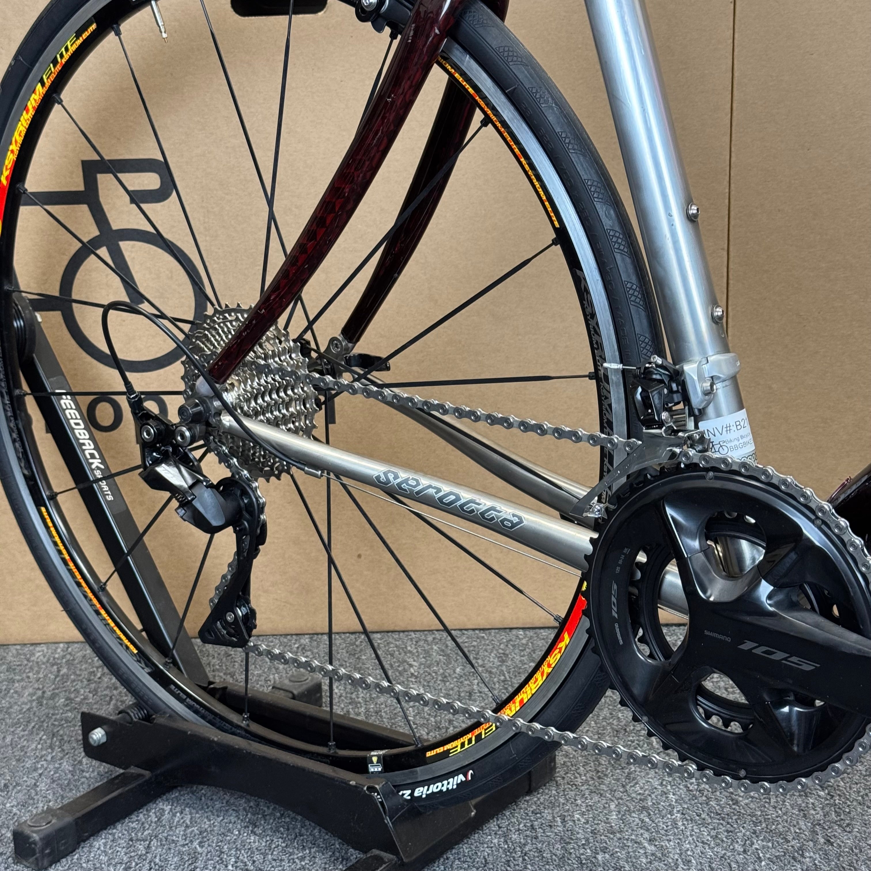 Used Serotta Nove, Titanium / Carbon Road Bike, 11-speed Shimano