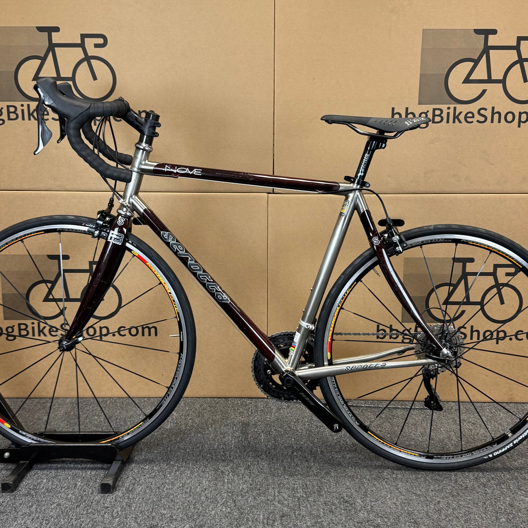 Used Serotta Nove, Titanium / Carbon Road Bike, 11-speed Shimano 105, 58cm