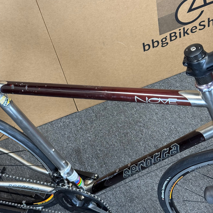 Used Serotta Nove, Titanium / Carbon Road Bike, 11-speed Shimano 105, 58cm