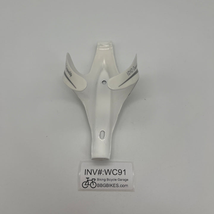 White Idio Originality Carbon Fiber Water Bottle Cage