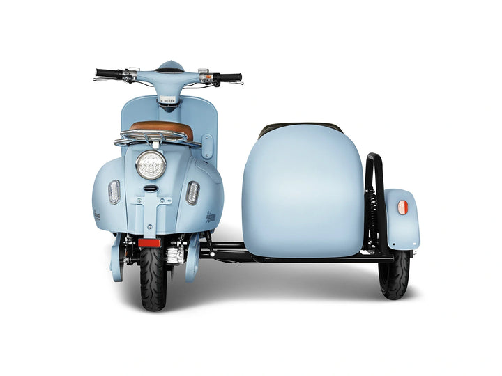 Aventura-X EV4DOG Electric Sidecar Moped, Street Legal, 30mph, 50-mile range