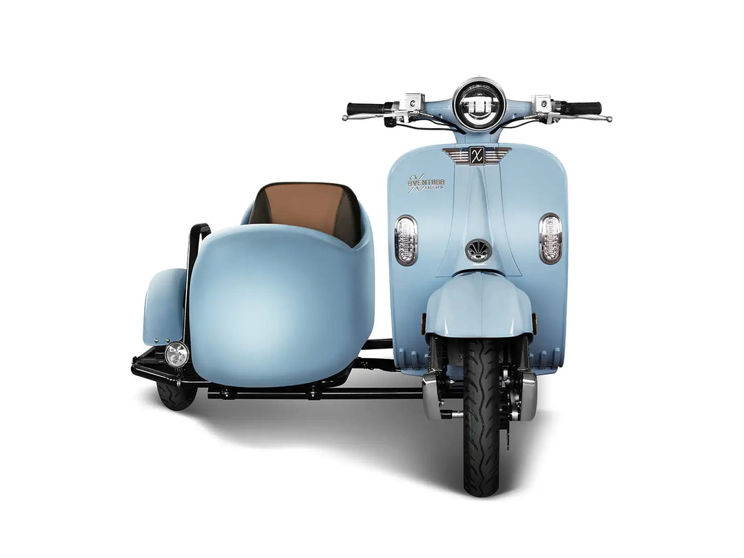 Aventura-X EV4DOG Electric Sidecar Moped, Street Legal, 30mph, 50-mile range
