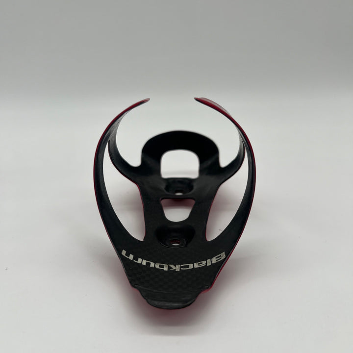 Red Blackburn Camber Carbon Fiber Water Bottle Cages for Road /Triathlon Bikes