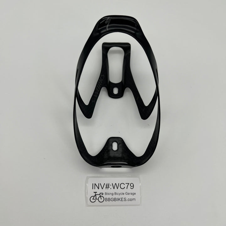 Specialized S-works Carbon Fiber Water Bottle Cage Gloss Back Ultra Lightweight