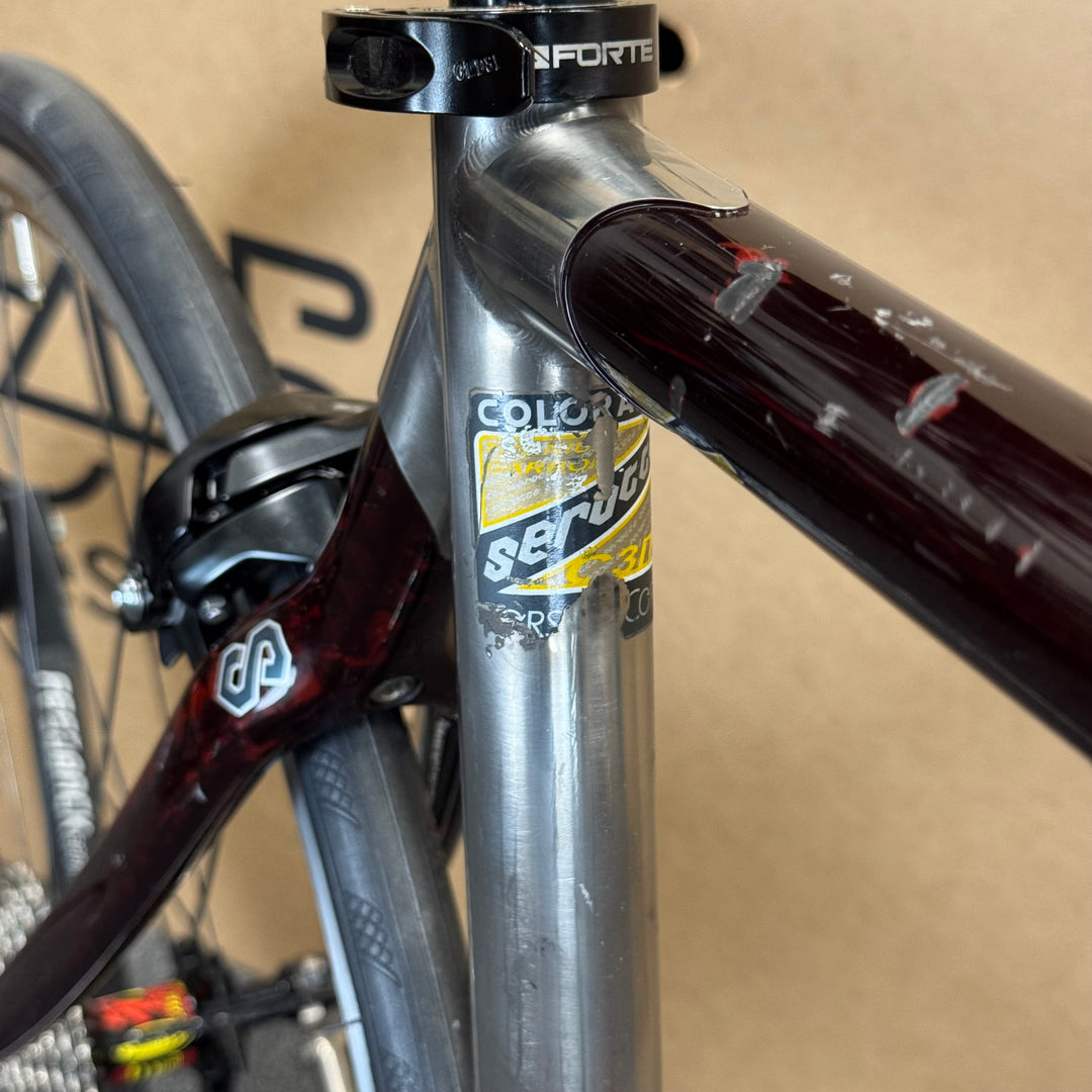 Used Serotta Nove, Titanium / Carbon Road Bike, 11-speed Shimano 105, 58cm