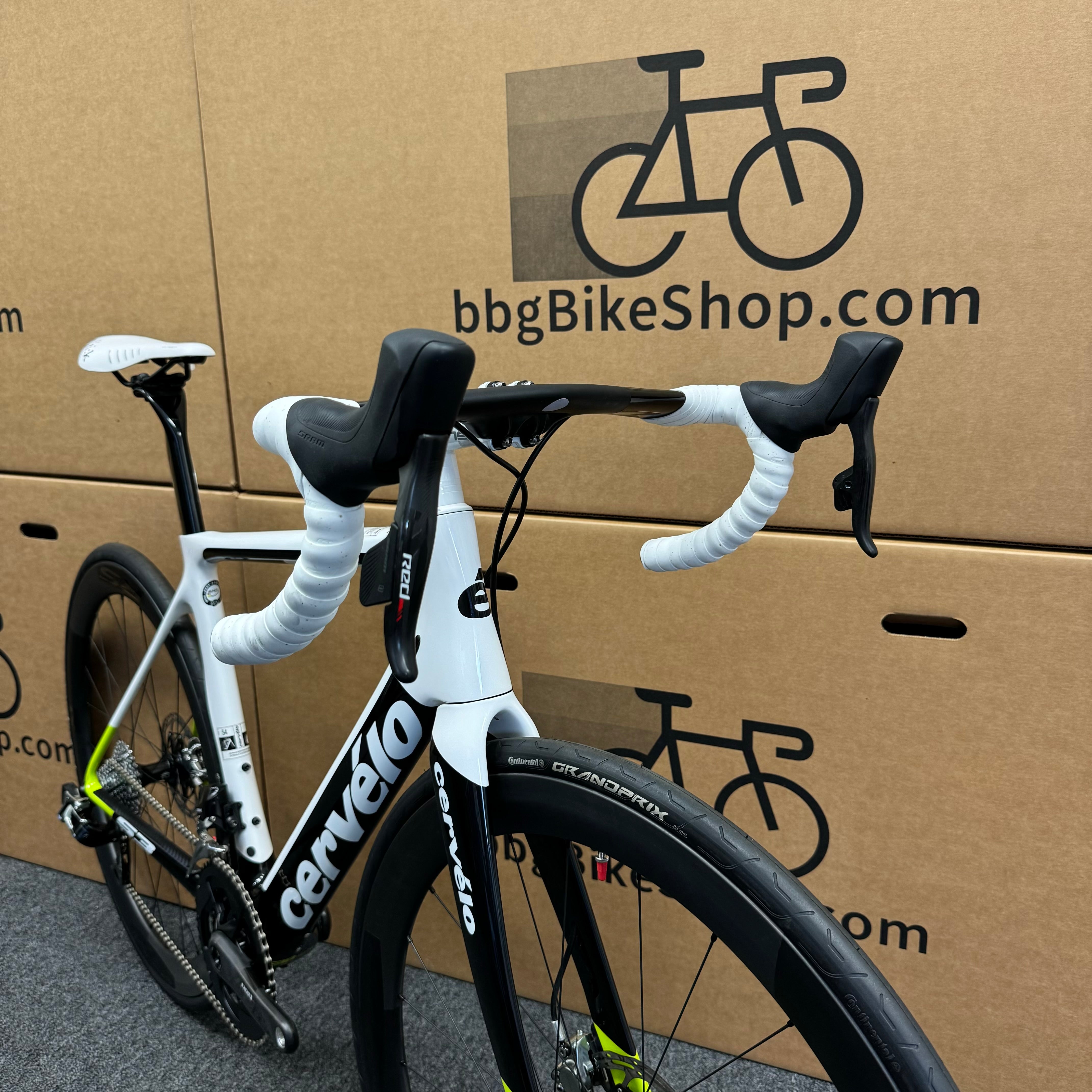 Used Cervelo S3 Disc, Sram Red Etap, Carbon Fiber Road Bike
