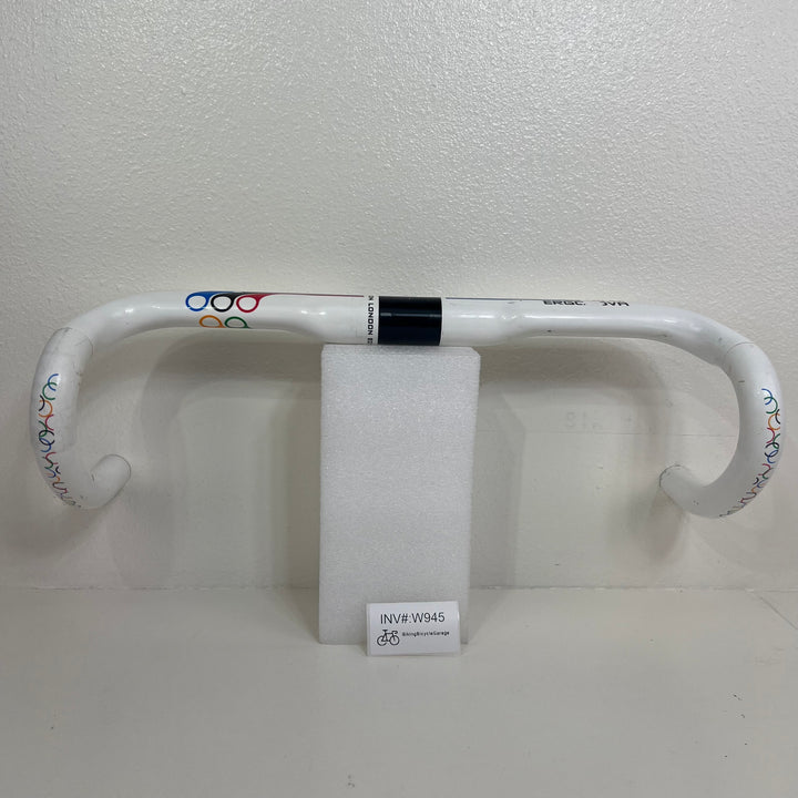 Used 3T Ergonova Team London Olympic Edition Carbon Fiber Handlebar, 31.8mm, 42cm, 213g