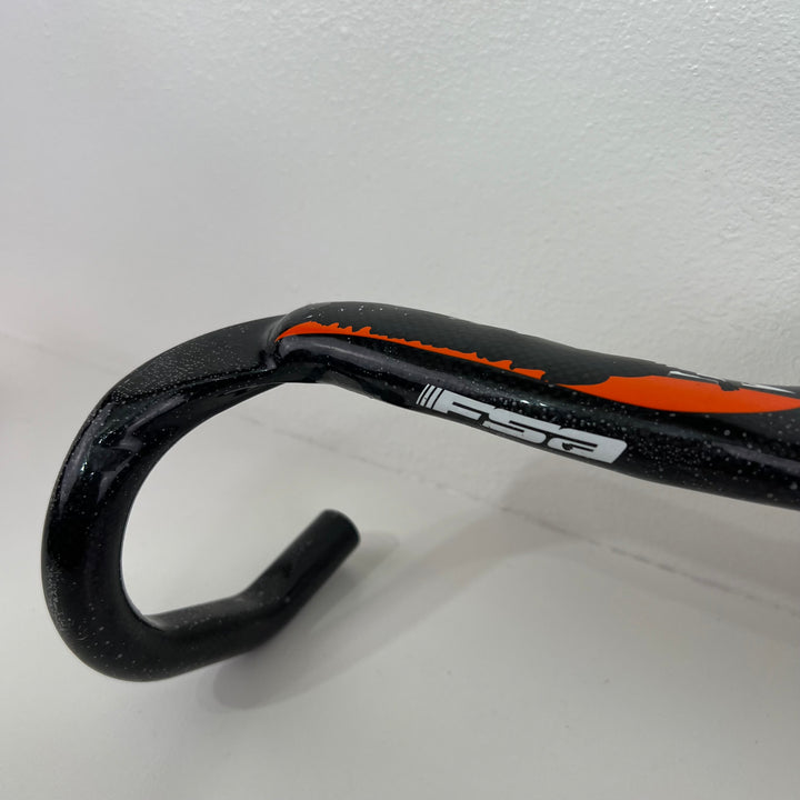 Used FSA Plasma Carbon Fiber Integrated Aero Handlebar Stem, 42cm, 368g