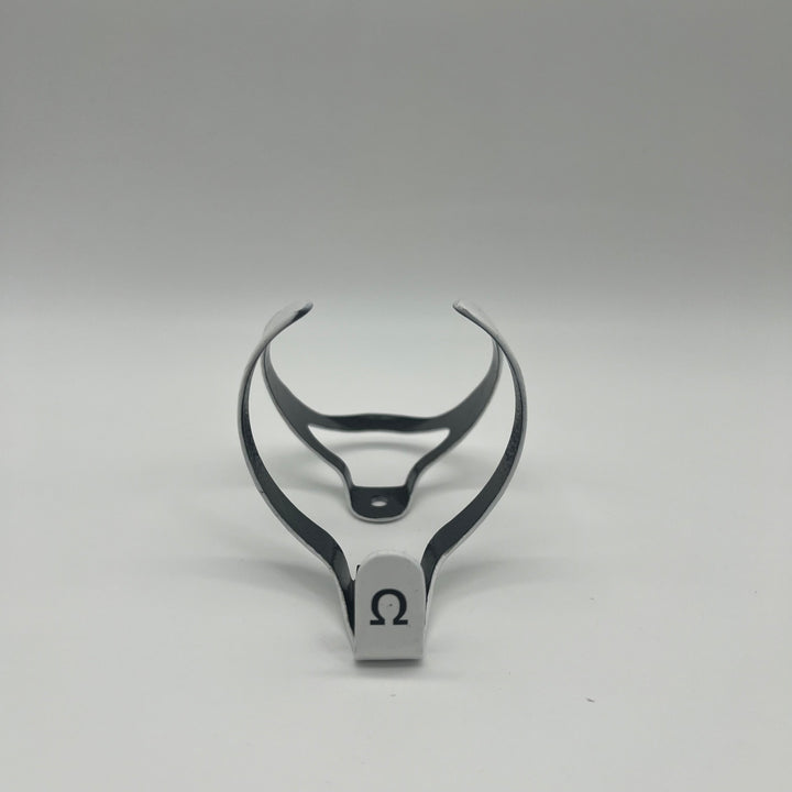 White Forte Carbon Fiber Water Bottle Cage