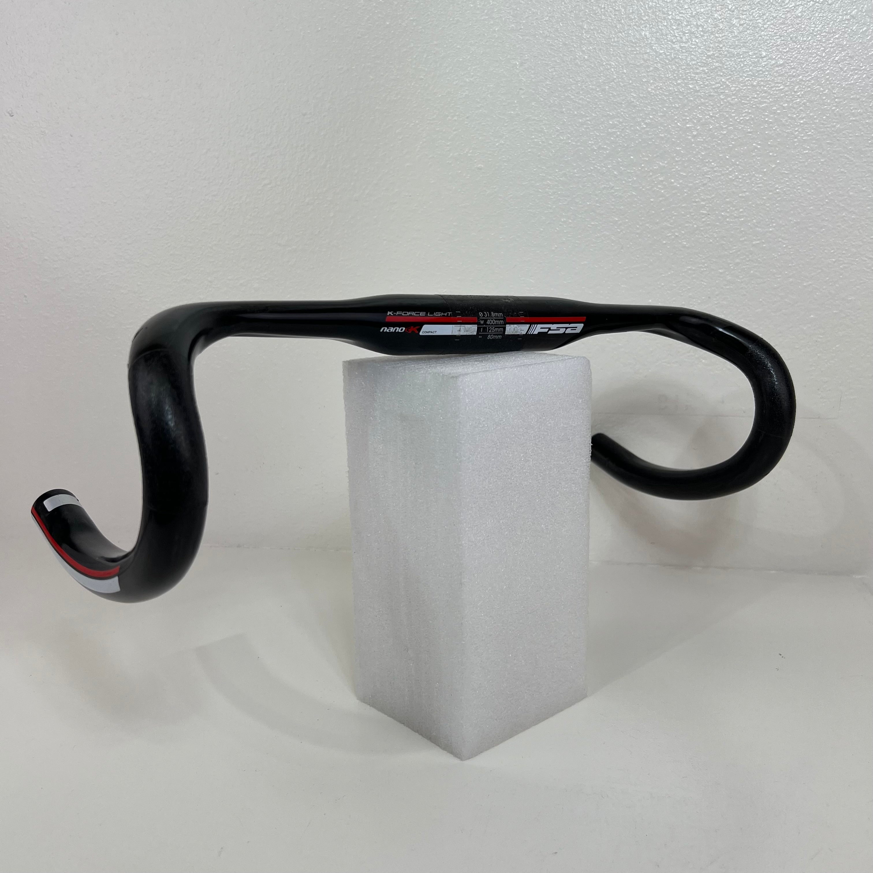 Used FSA K-Force Compact Handlebar Carbon Fiber, 31.8mm, 42cm