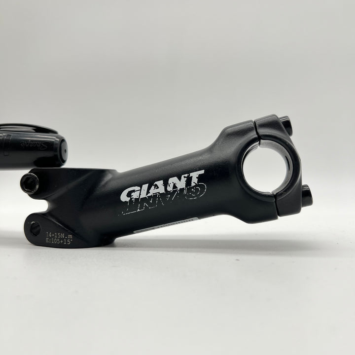 Giant Bike Stem 110mm +/- 7 degree 1 1/8” 26.0 mm black threadless Road MTB Used