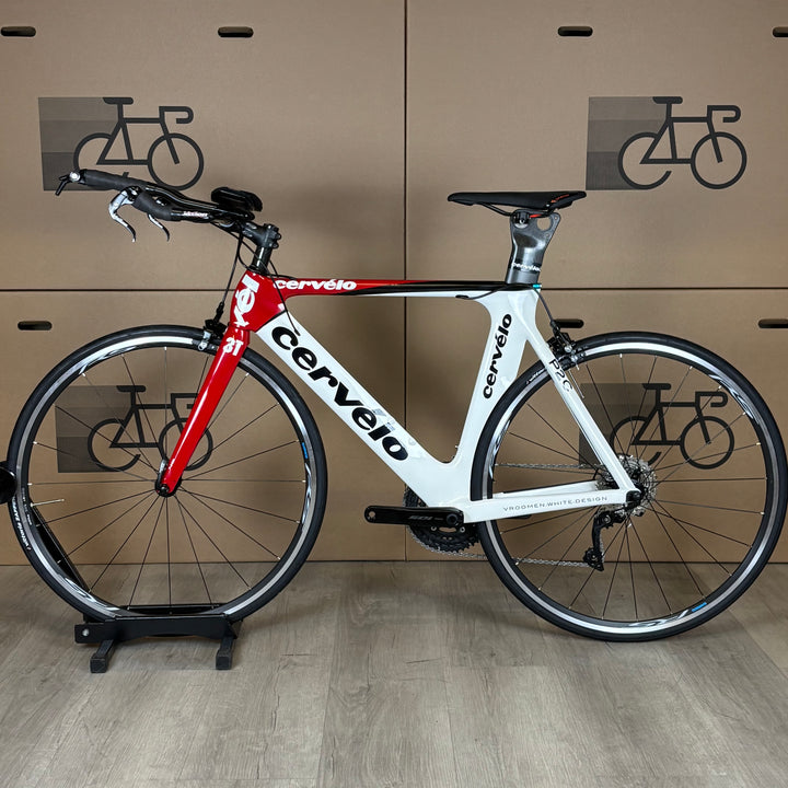 Used Cervelo P2C, Carbon Fiber Triathlon Bike, Shimano 105 11-Speed, 54cm