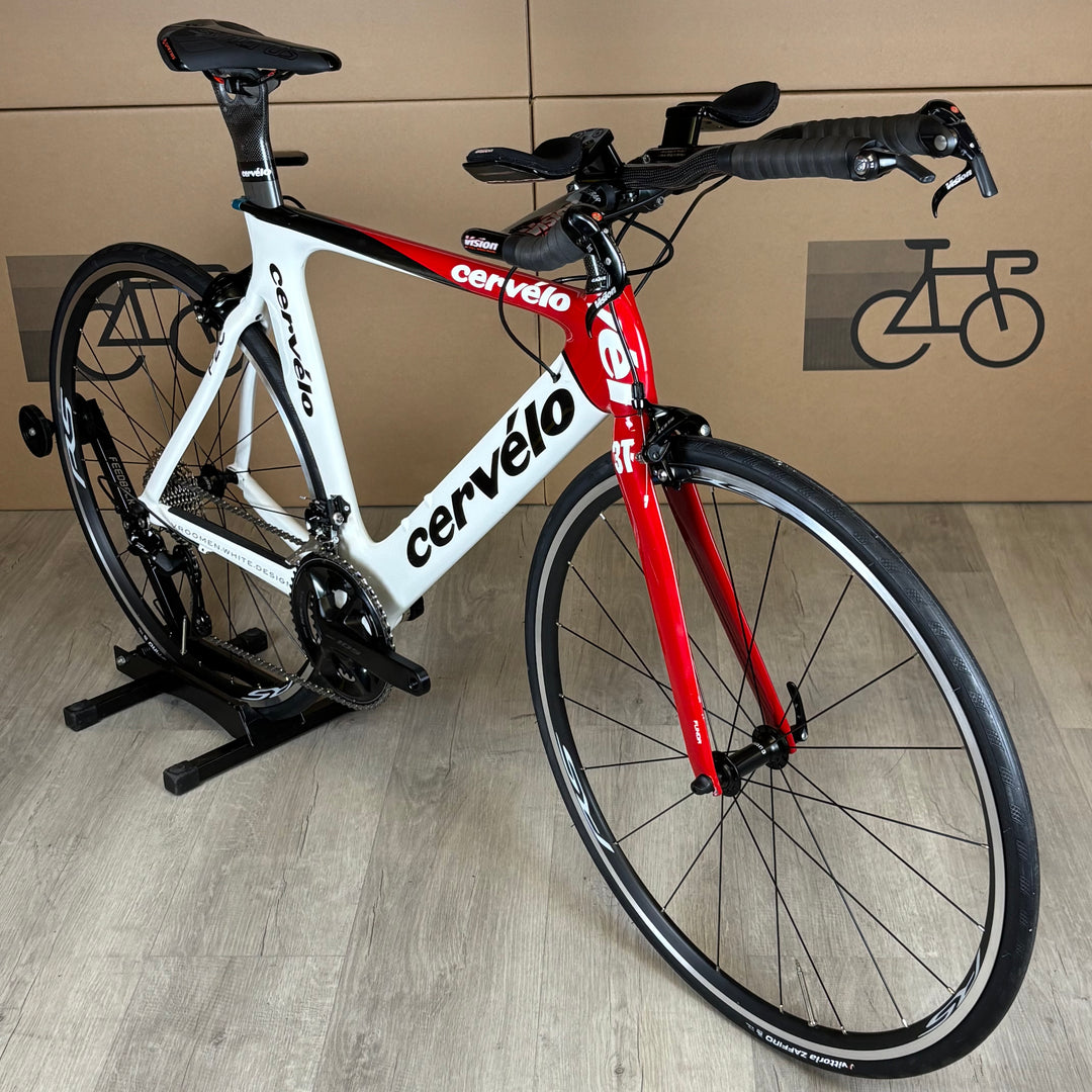 Used Cervelo P2C, Carbon Fiber Triathlon Bike, Shimano 105 11-Speed, 54cm