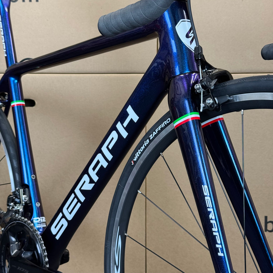 Used Seraph, Carbon Fiber Road Bike, 11-speed Shimano 105, Chameleon-2022, 54cm