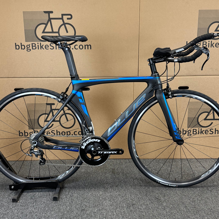 Used Blue Triad TT, 11-speed Shimano Ultegra, Carbon Triathlon Bike-2013, 51cm