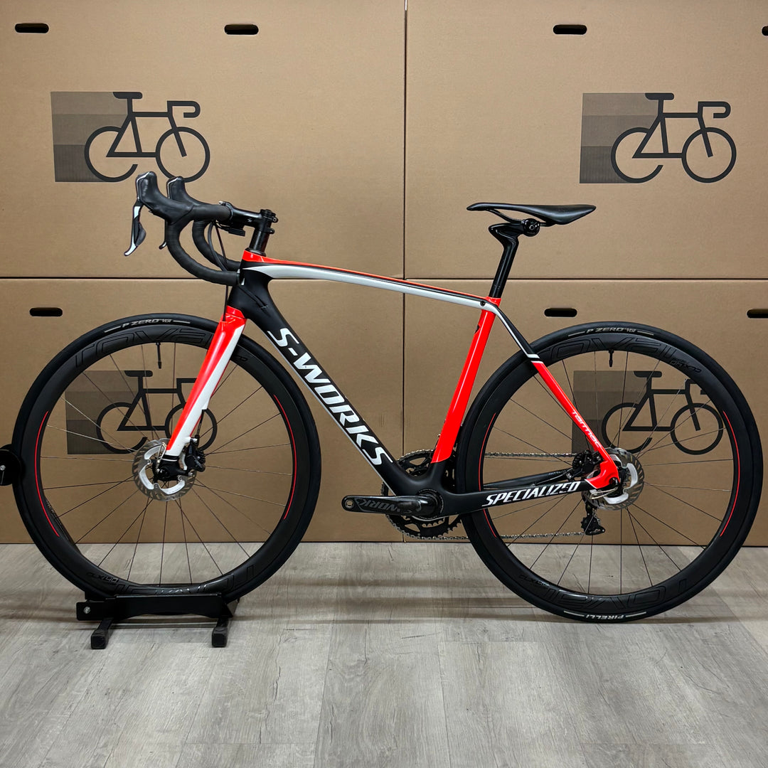 Used Specialized S-Works Tarmac Disc, Dura-Ace Di2, Roval, Carbon Road Bike 54cm