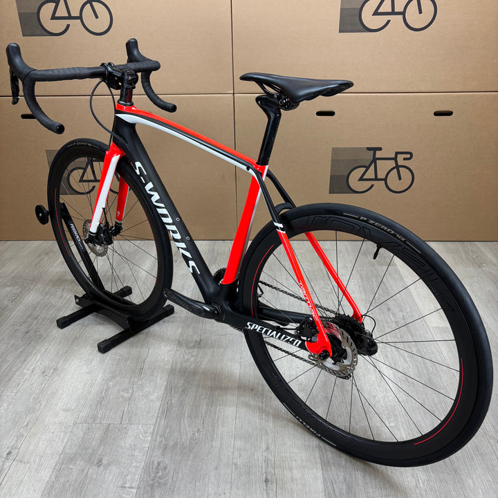 Used Specialized S-Works Tarmac Disc, Dura-Ace Di2, Roval, Carbon Road Bike 54cm