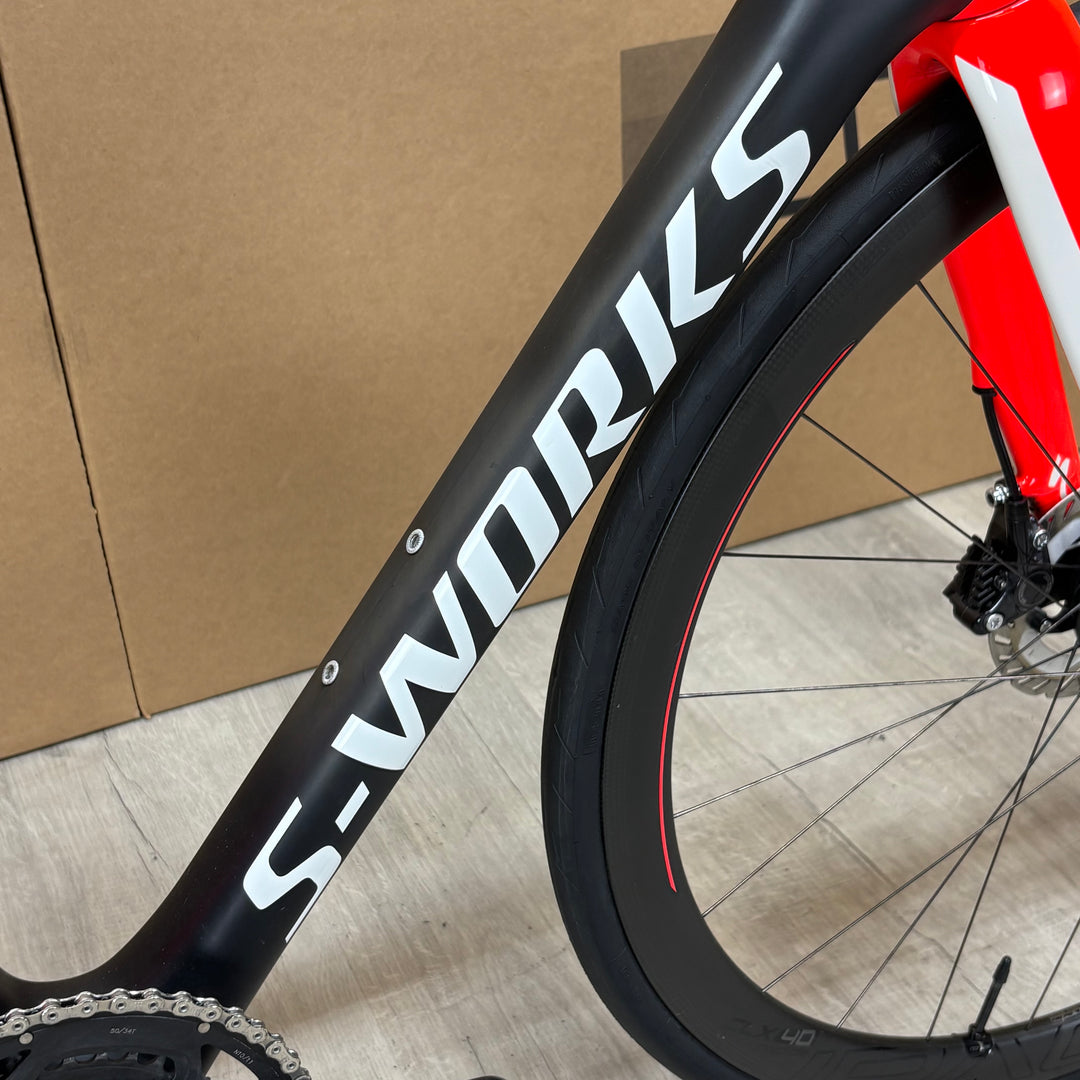 Used Specialized S-Works Tarmac Disc, Dura-Ace Di2, Roval, Carbon Road Bike 54cm