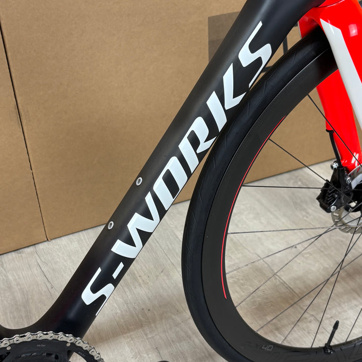 Used Specialized S-Works Tarmac Disc, Dura-Ace Di2, Roval, Carbon Road Bike 54cm