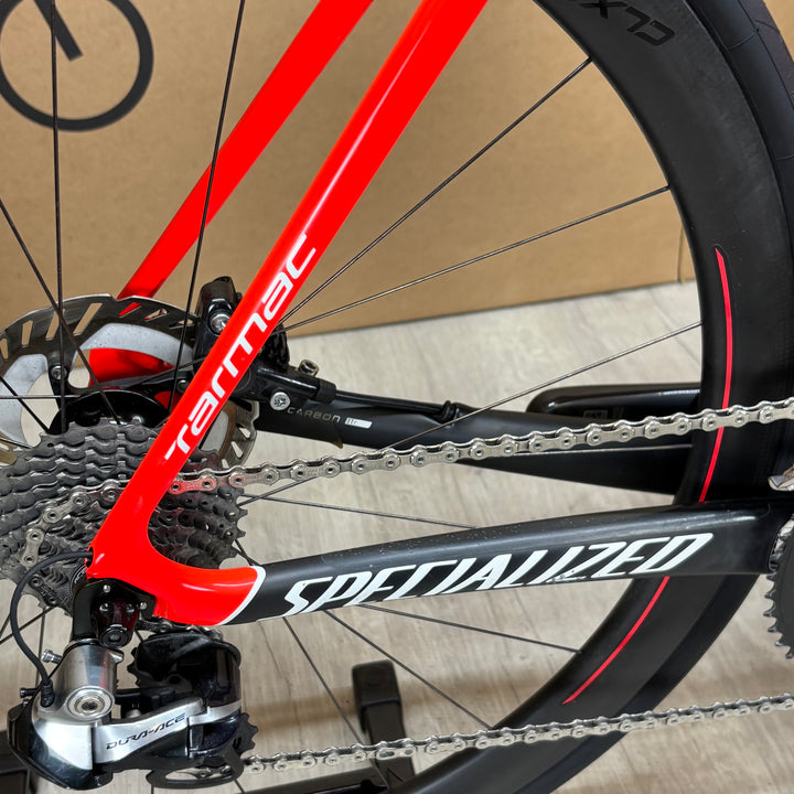 Used Specialized S-Works Tarmac Disc, Dura-Ace Di2, Roval, Carbon Road Bike 54cm