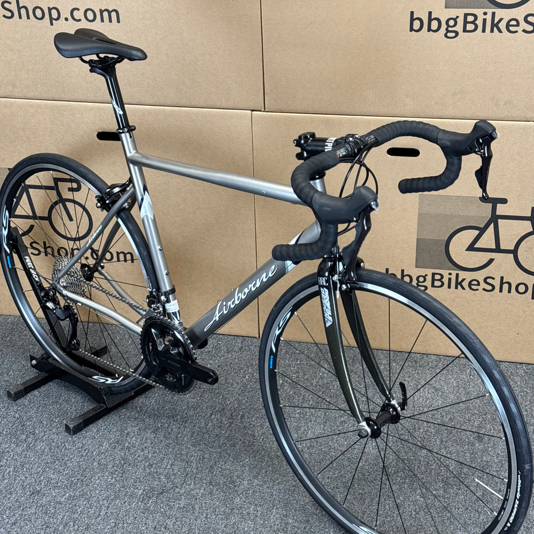 Used Airborne Zeppelin, Titanium Road Bike-2009, 11-speed Shimano 105, 58cm