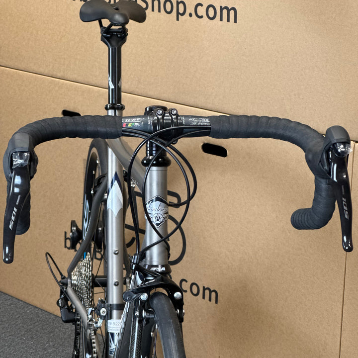 Used Airborne Zeppelin, Titanium Road Bike-2009, 11-speed Shimano 105, 58cm
