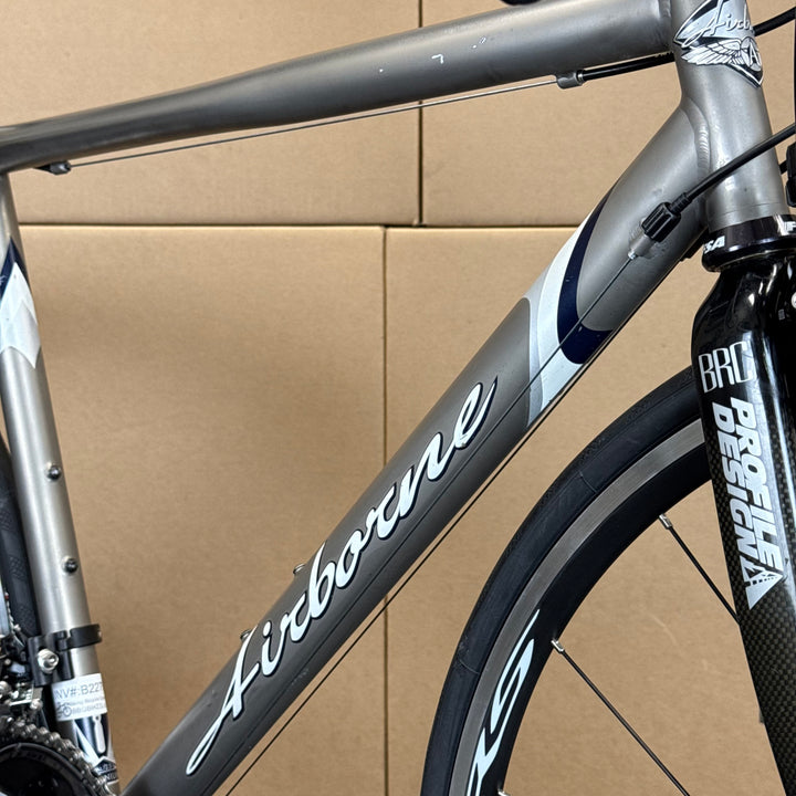 Used Airborne Zeppelin, Titanium Road Bike-2009, 11-speed Shimano 105, 58cm
