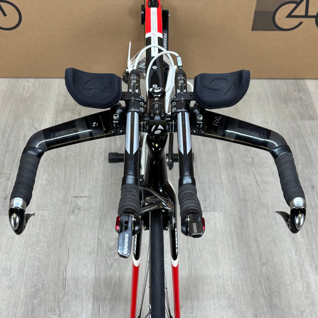 Used Trek Speed Concept 7.8, OCLV Carbon Triathlon Bike, SRAM Force, Medium
